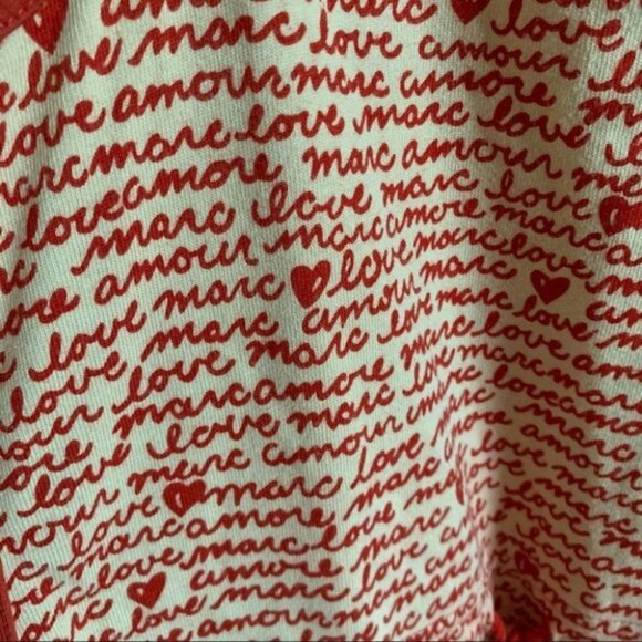 Marc by Marc Jacobs Orange Typography Mini Dress - Picture 7 of 9